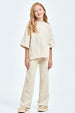 French Terry Short Sleeves Top and Pants Set