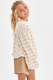 Striped Open Back - BIRCH-TAUPE