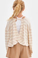 Striped Open Back - BIRCH-TAUPE
