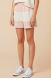 Color block Stripe Knit Set - Blush