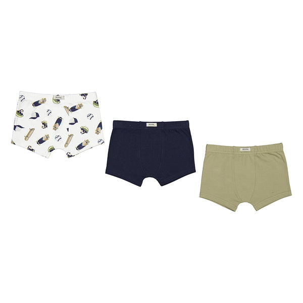 Set of 3 boxer shorts for boys