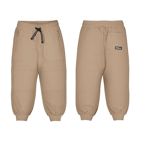 Ottoman knit pants - 4505 39-Hazelnut