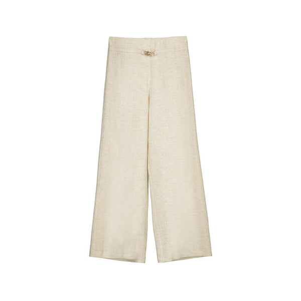 linen-like long pants