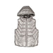 Quilted vest for girls  - Silver 10757