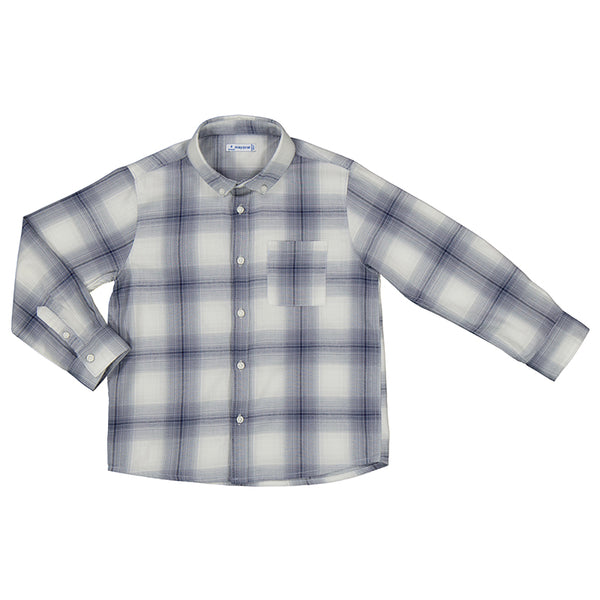 Plaid shirt for boys - Cloud