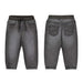 Soft denim jogger pants - 67-Medium Gra