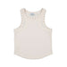 Girl Ribbed Tank Top - bone