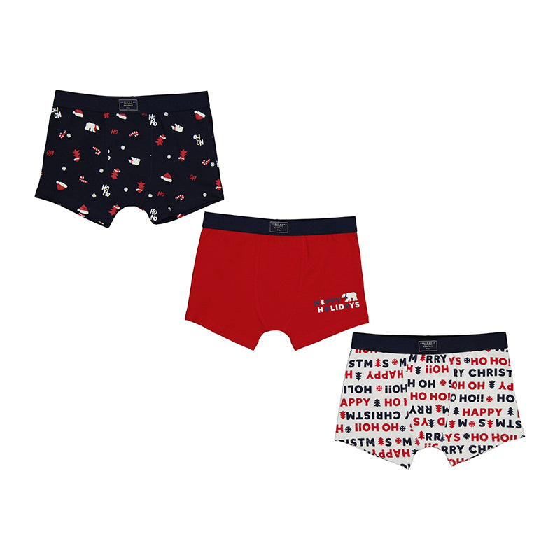 Boy Set of 3 Boxers Mar 045