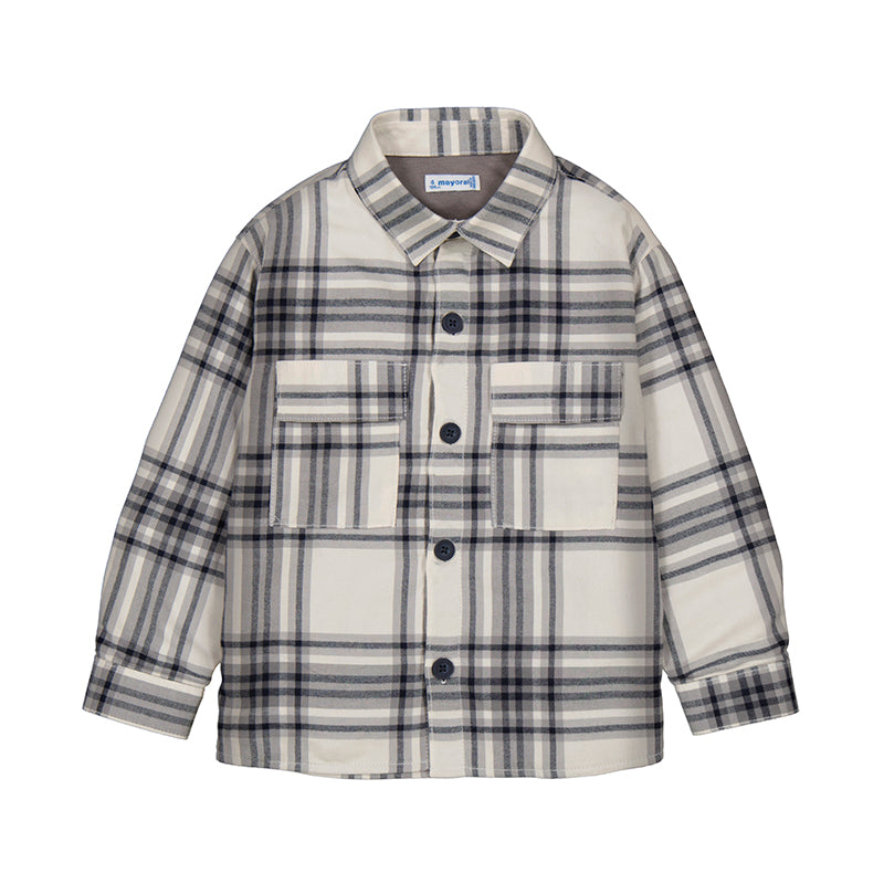 Boy Plaid Overshirt