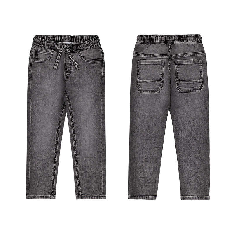Soft denim jogger pants - Medium Gra 4503