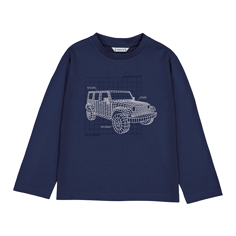 Boy Printed T-Shirt - glow in the dark