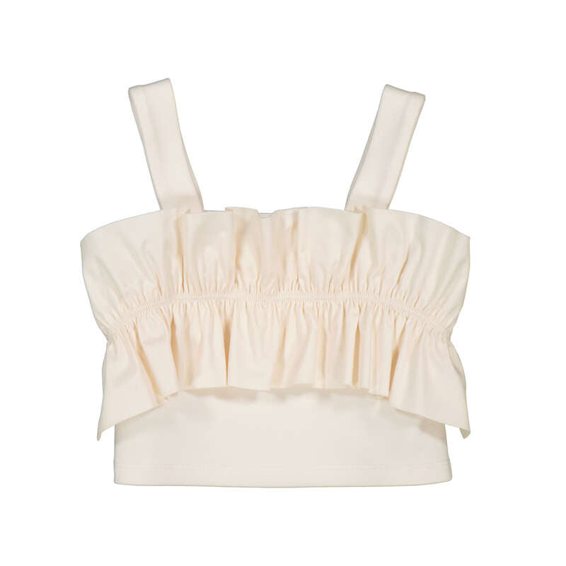 Ruffle top - neutral