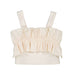 Ruffle top - neutral