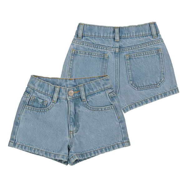 Girl Denim Shorts - Light