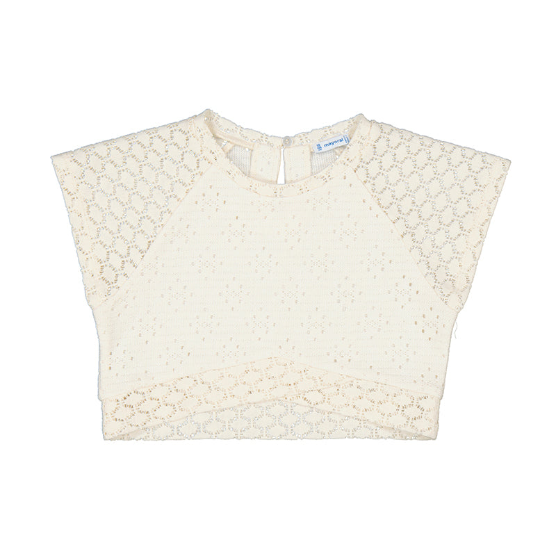 Girl Eyelet Top