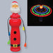 Wands Spinner Santa & Snowman Light Up 7.75"