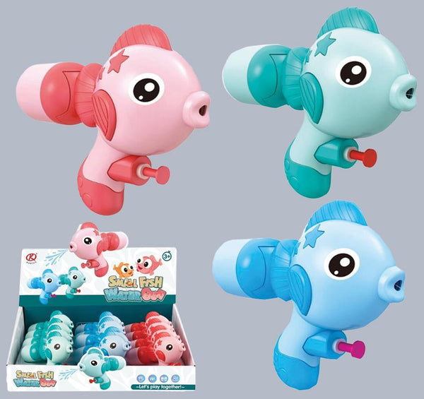 Water Toys Fish Squirt Guns 6in