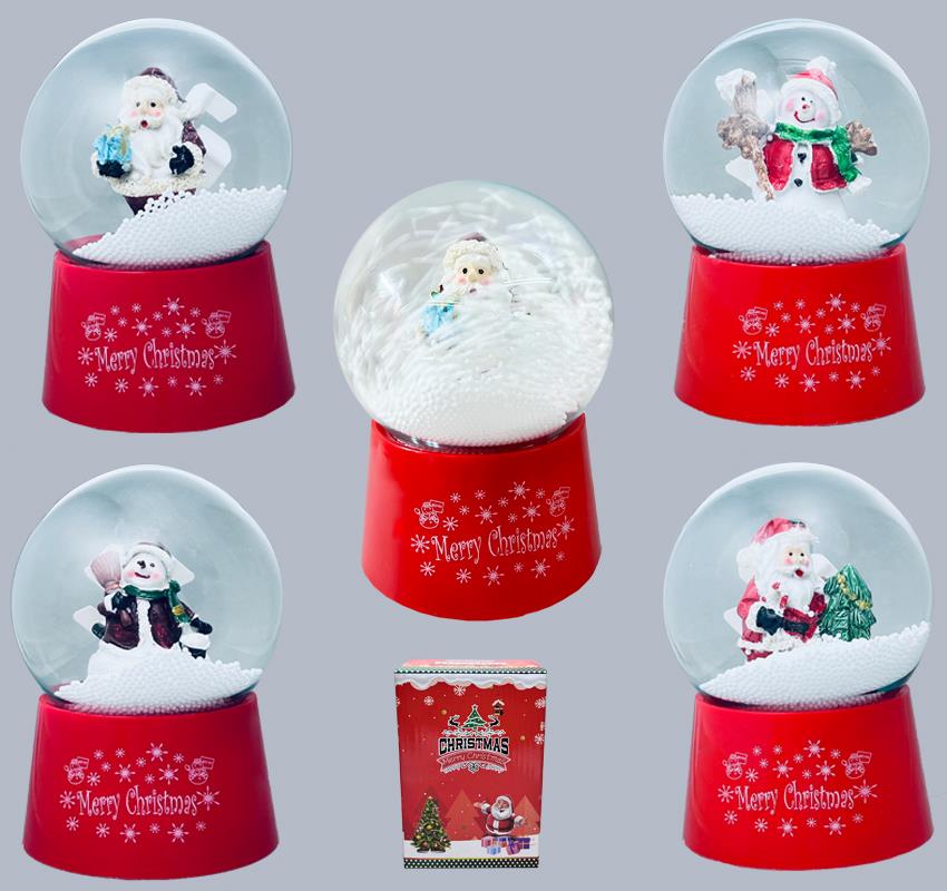 Snow Globes 5.5in Boxed 5.8in