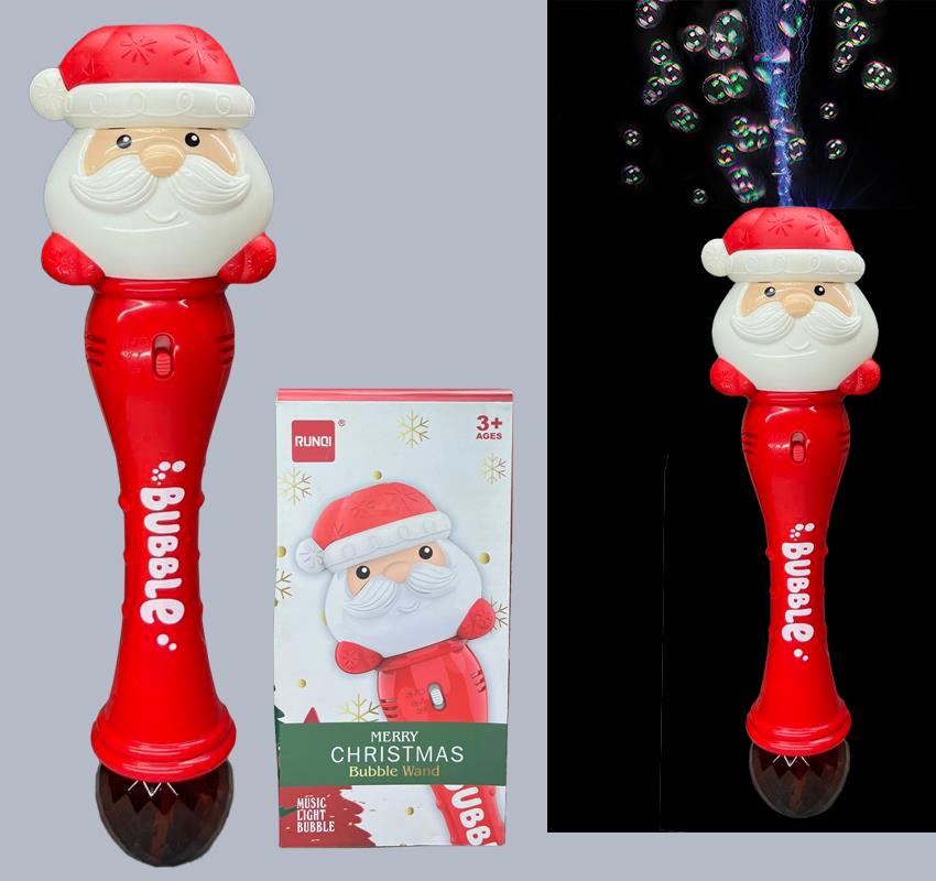 Wands Bubbles Blower Santa