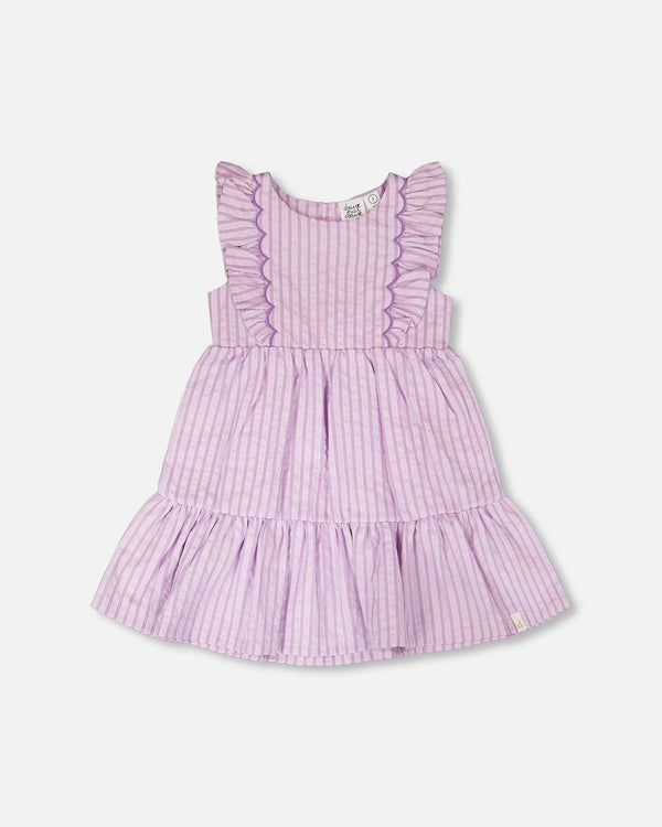 Striped Dress Lavender
