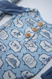Cowboy Colt knot Gown & Hat - NB