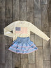 Tiegan White American Flag Sweater