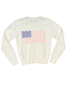 Tiegan White American Flag Sweater