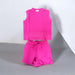 FRENCH TERRY HI LO MUSCLE TANK - Dragon Fruit