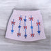 Sequin Stars and Bows Americana Skort