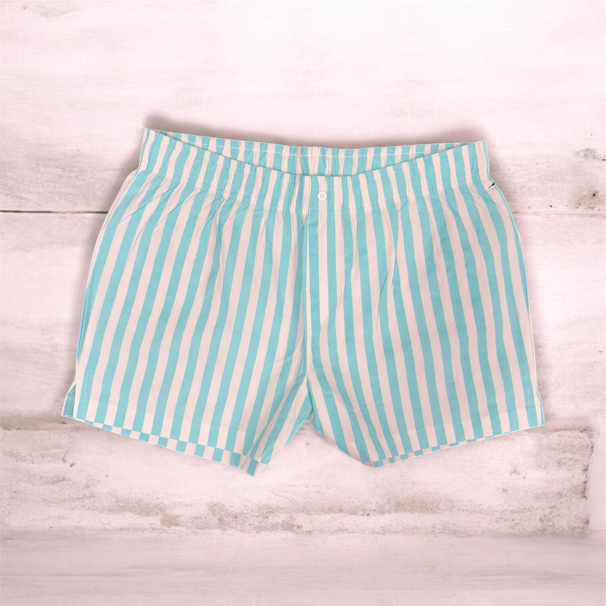 Striped Boxer Shorts Turqoise