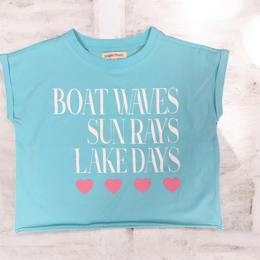 Lake Days Graphic Dolman Top