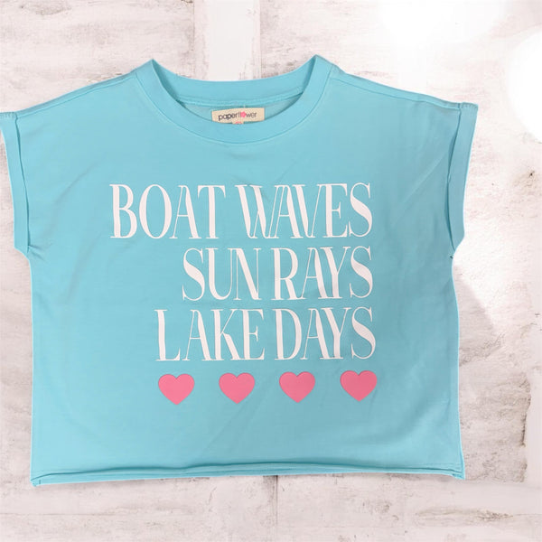 Lake Days Graphic Dolman Top