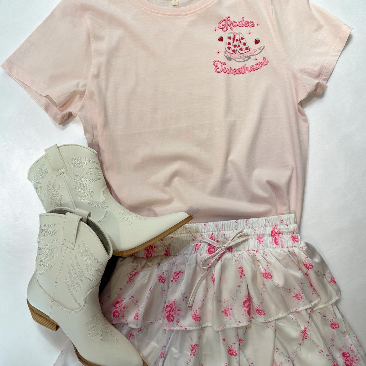 Rodeo Sweetheart Rhinestone Graphic Tee