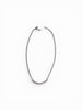cz bar tiny chain necklace