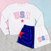Theme USA Party Plush Shorts