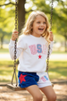 Theme USA Party Plush Shorts