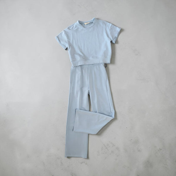 FRENCH TERRY WEEKEND PANTS - SALTWATER TAFFY