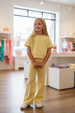 FRENCH TERRY WEEKEND Pant Lemon Drop