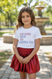 Girls 4th of July Tee | Loves Jesus and America Too