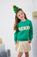 Merry Pearl Sweatshirt -Red