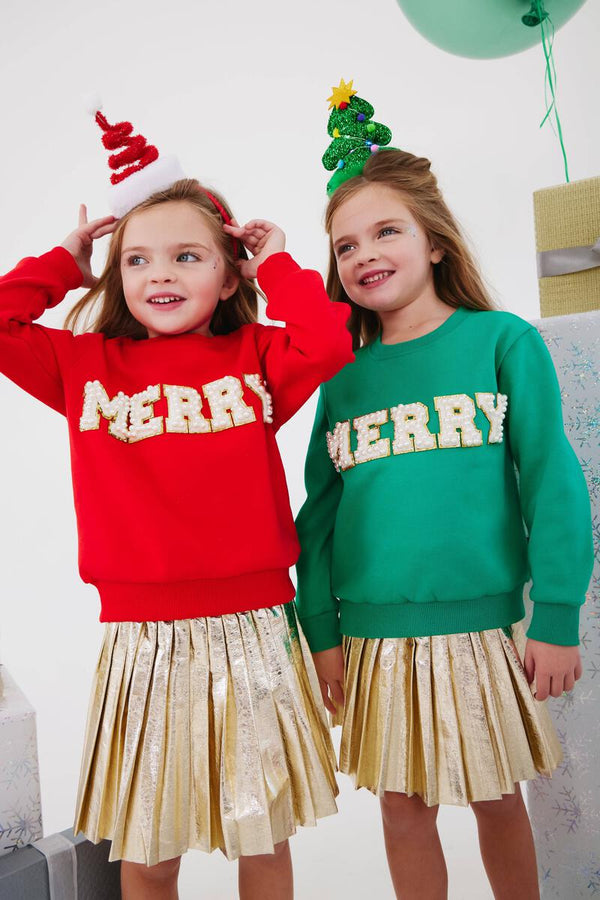 Merry Pearl Sweatshirt - Green