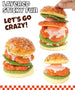 Grabie Ultimate Stress Relief Squishy - Teriyaki Burger Bun