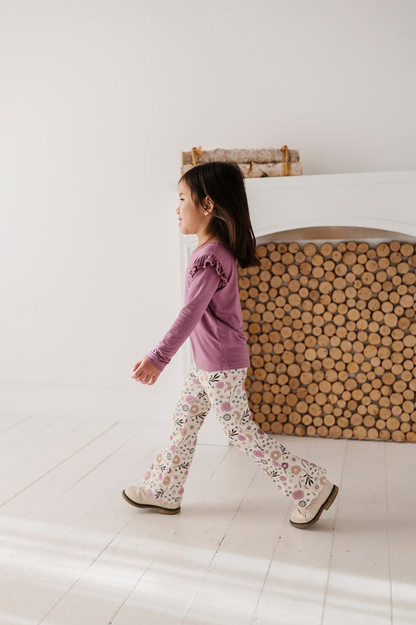 FLARE PANTS - WINTER FLORAL