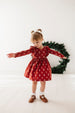 LONG SLEEVE RUFFLE DRESS - Holly