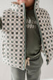 PUFFER VEST - FERN CHECKERED