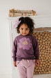 BOXY SWEATSHIRT - PLUM WILDFLOWER