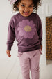 BOXY SWEATSHIRT - PLUM WILDFLOWER