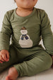 BABY LONG SLEEVE BODYSUIT - SNOWMAN