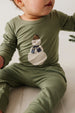 BABY LONG SLEEVE BODYSUIT - SNOWMAN