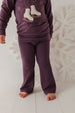 FLARE PANT - PLUM
